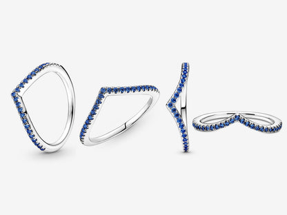 Timeless Wish Sparkling Blue Ring