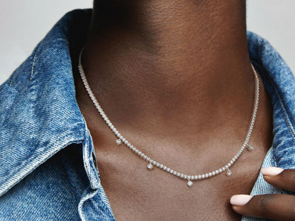 Sparkling Drop Collier Necklace