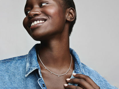 Sparkling Drop Collier Necklace