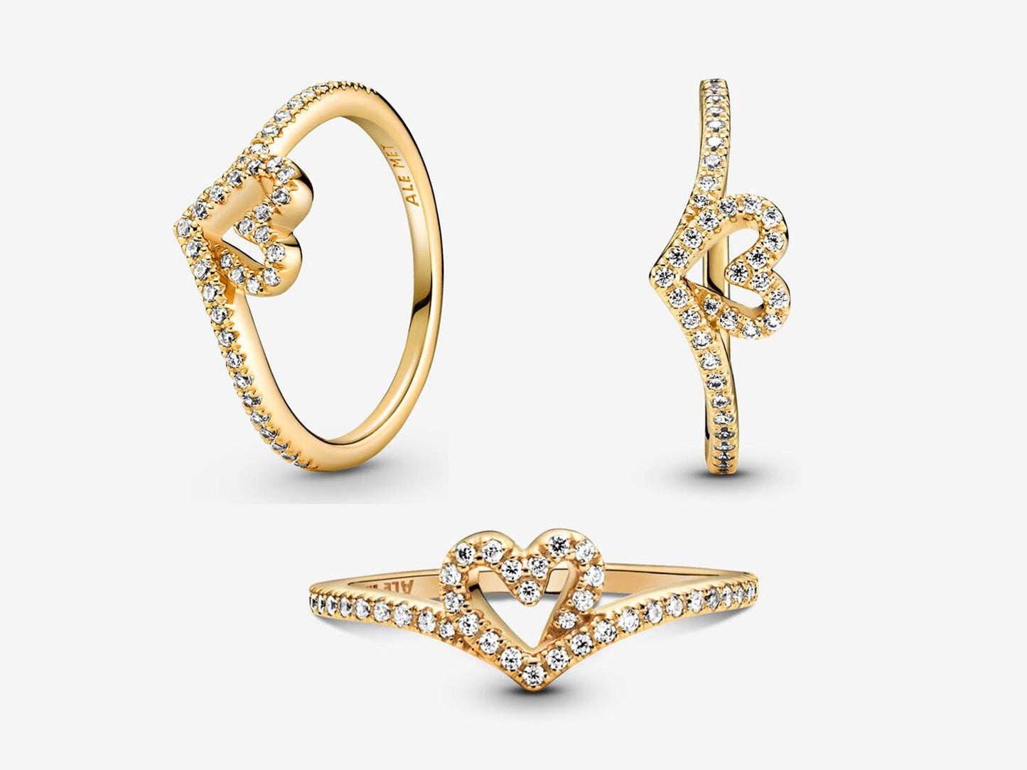 Timeless Wish Sparkling Heart Ring