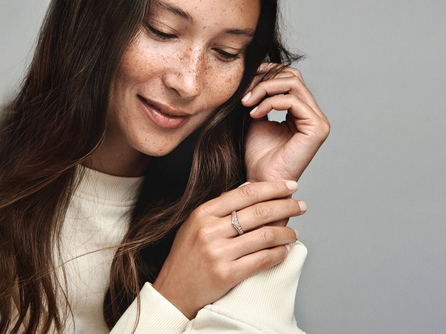 Timeless Wish Floating Pavé Ring
