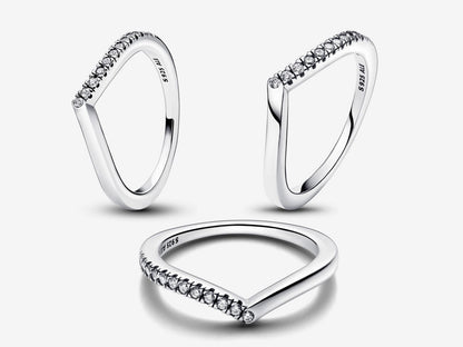 Timeless Wish Half Sparkling Ring