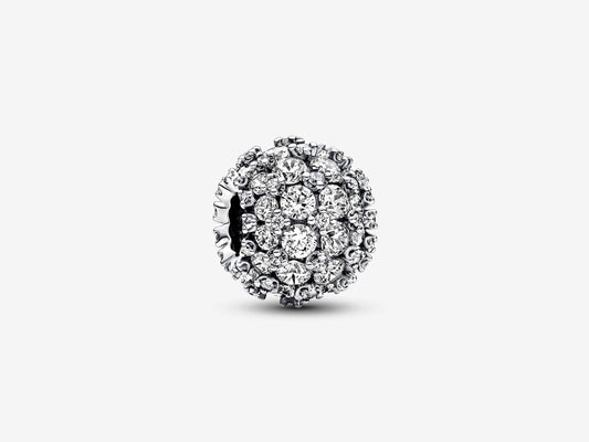 Sparkling Pavé Round Charm