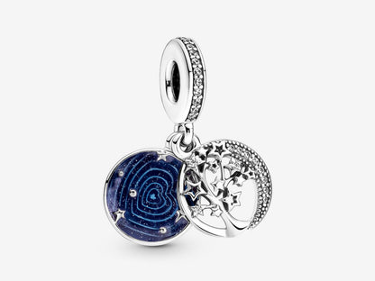 Double Dangle Tree & Galaxy Moon Charm