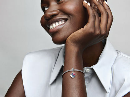 Tri-Color Pansy Envelope Charm