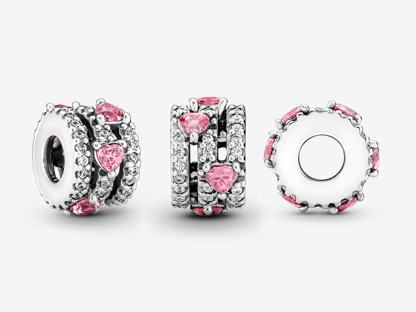 Triple Heartshine Charm