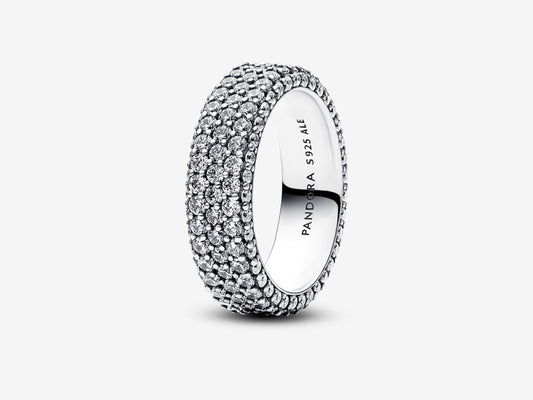 Timeless Pavé Triple-row Ring