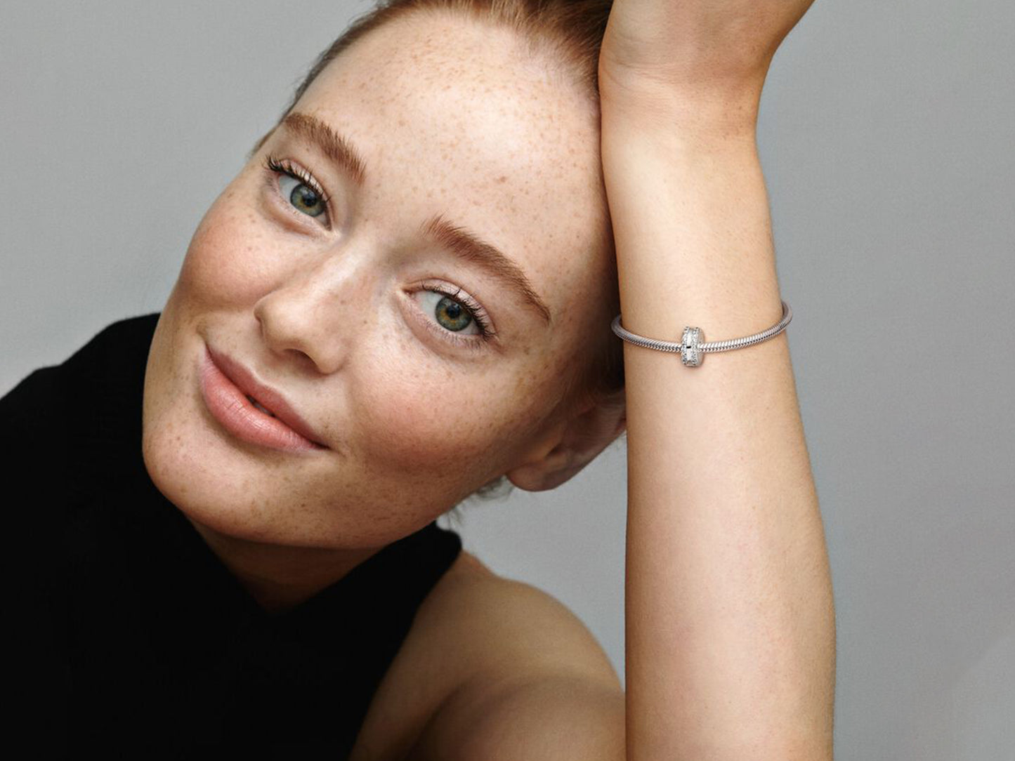 Double Lined Pavé Clip Charm