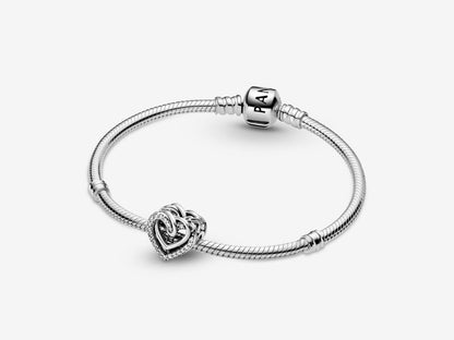 Sparkling Entwined Hearts Charm