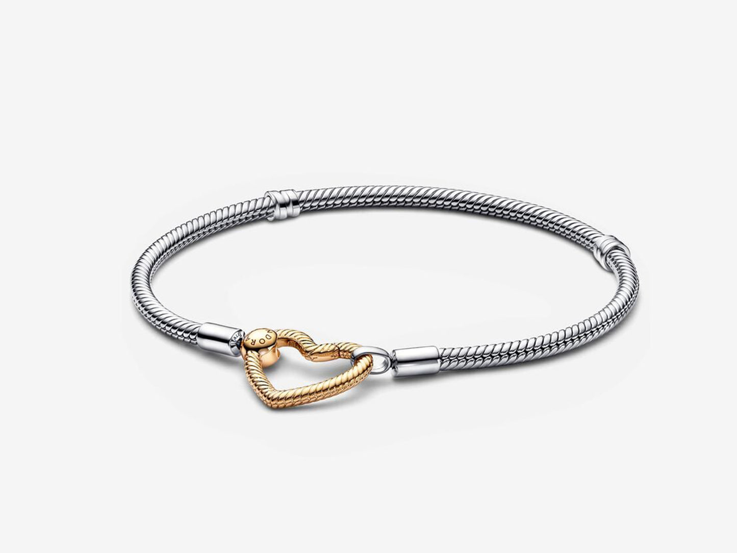 Heart Closure Snake Chain Bracelet