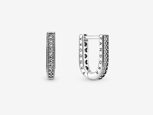 U-shaped Elegant Hoop Earrings