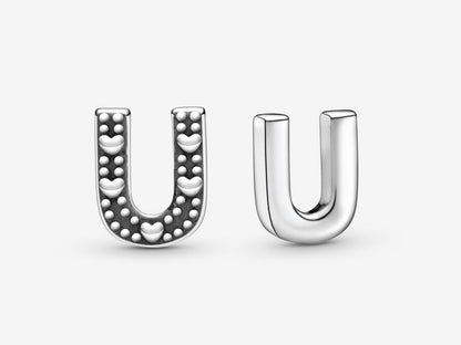 Letter U Mini Charm