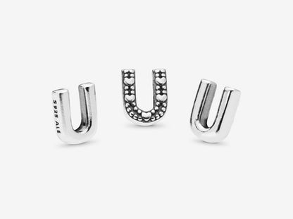 Letter U Mini Charm