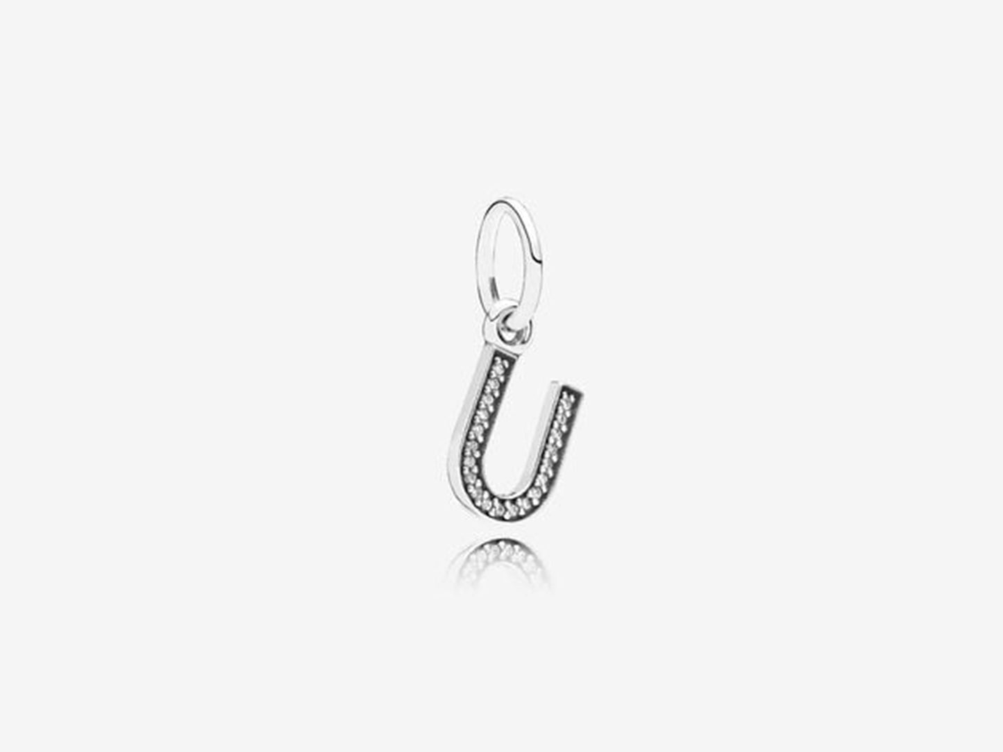 Radiant  Letter U Charm