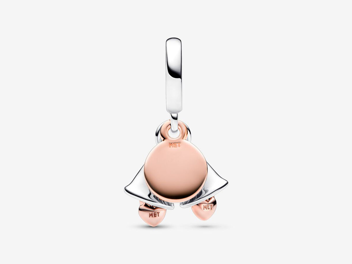 Just Married Wedding Bells Double Dangle