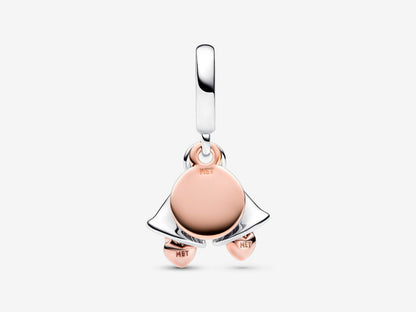 Just Married Wedding Bells Double Dangle