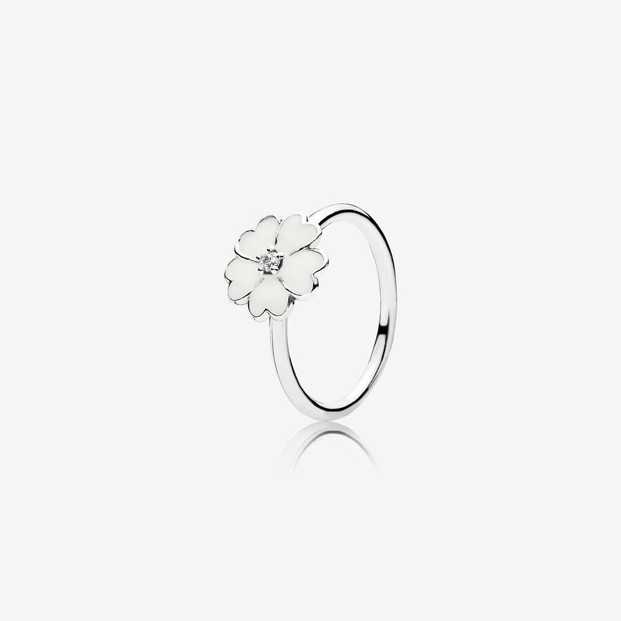 White Blossom Elegance Ring