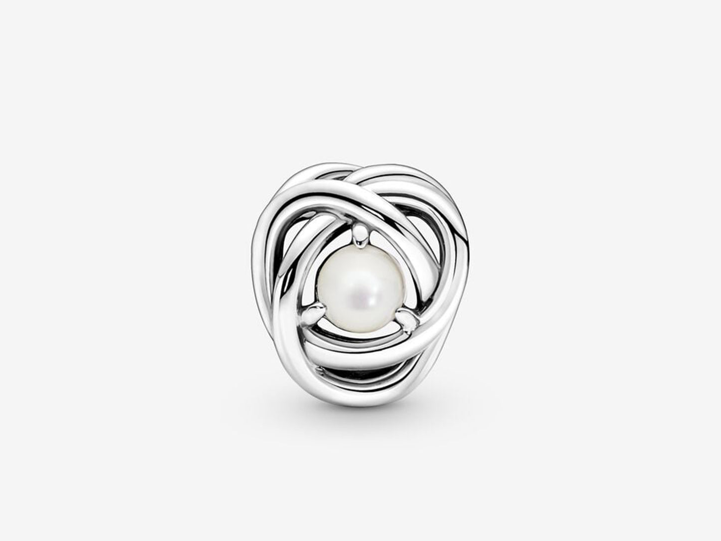 White Pearl Loop Charm