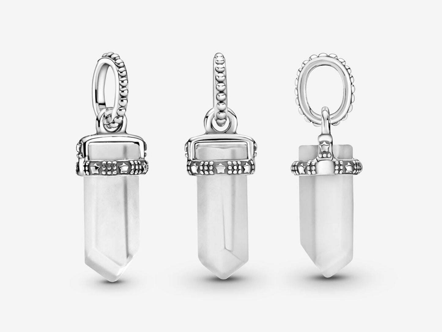 White Talisman Pendant