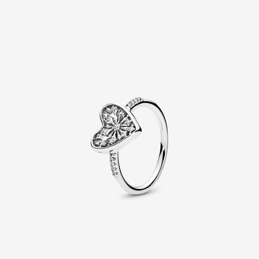 Winter's Heartbeat Ring