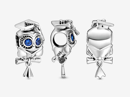 Wise Owl Graduation Charm