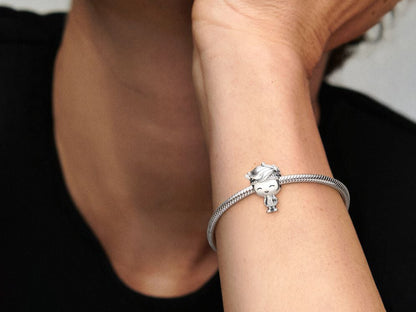 Youthful Skater Charm