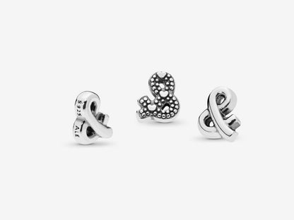 Silver & Mini Charm