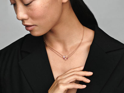 Pink Blossom Double Chain