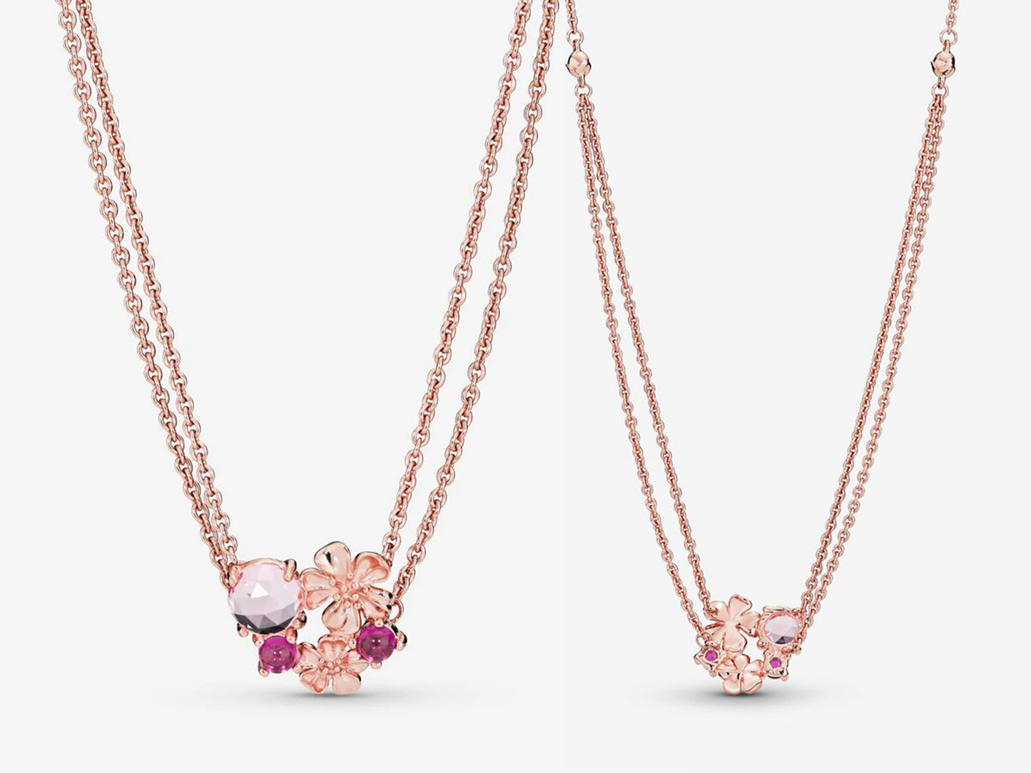 Pink Blossom Double Chain