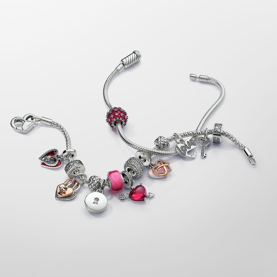 Pink Mini Murano Glass Charm