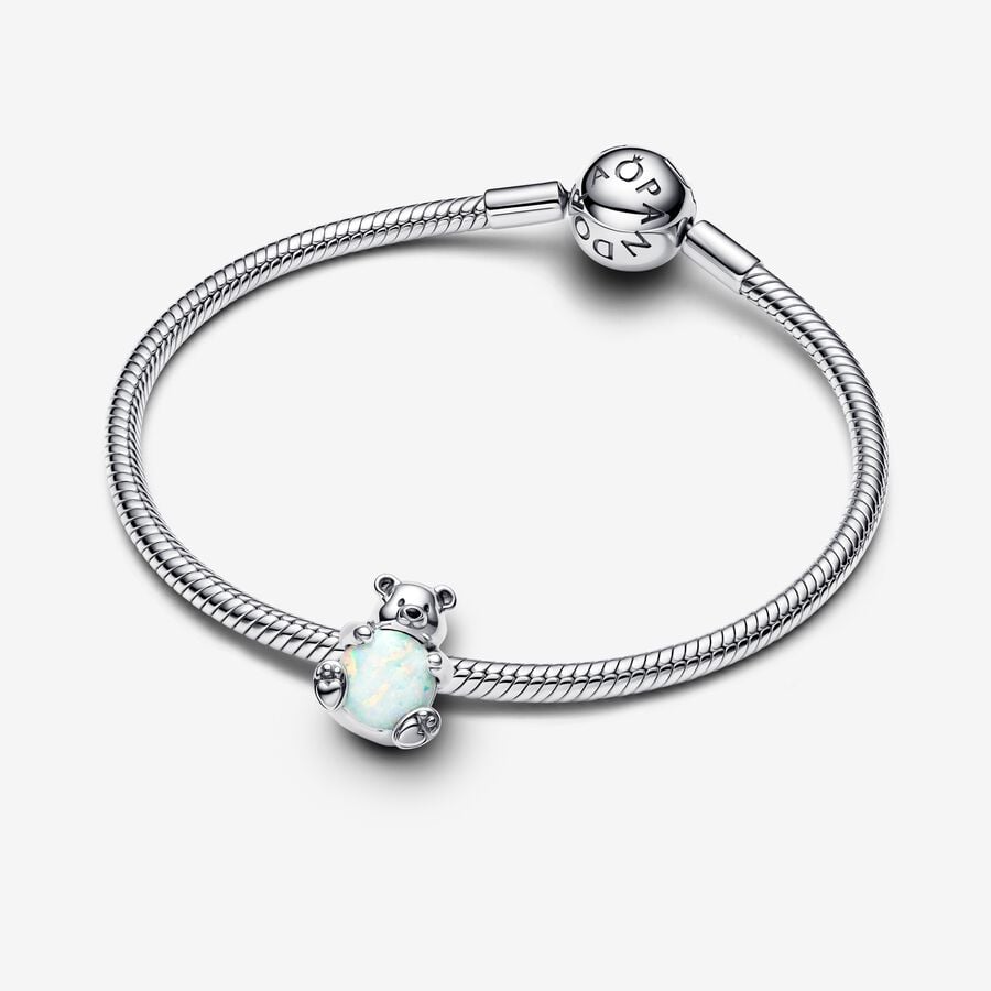 Sterling Silver Polar Bear Charm