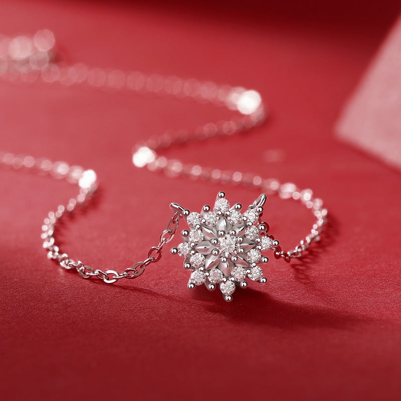 Polished Dot Moissanite Pendant Necklace
