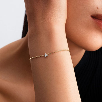 LabGrown Diamond Cluster Bracelet