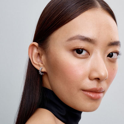 Connected Love Hoop Earrings