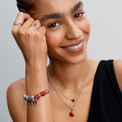 Cupid’s Wings Snake Chain Bracelet