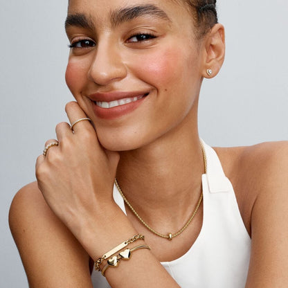 14K Gold Heart Clip Charm