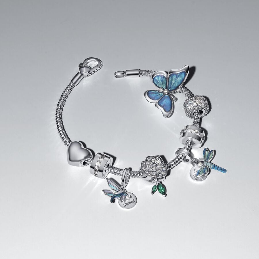 Sterling Silver Butterfly Charm