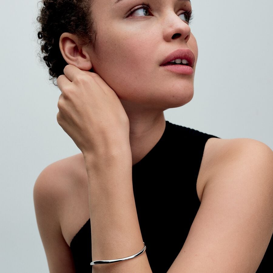 Sophisticated Silver Bangle