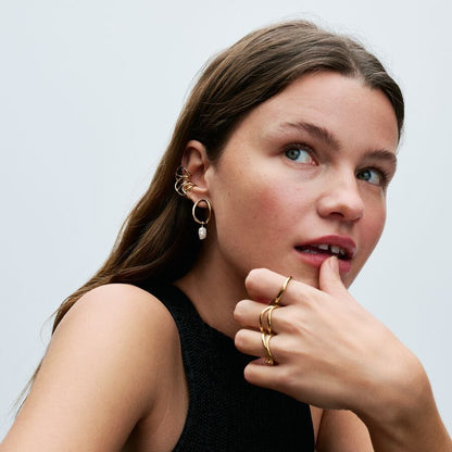 Baroque Pearl Drop Earrings
