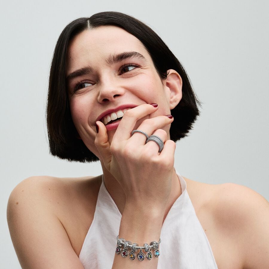 Turquoise Blue Infinity Charm