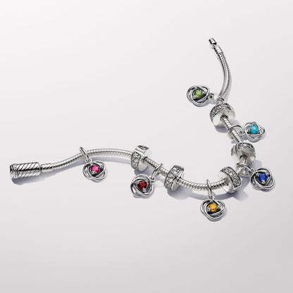 Blue Infinity Charm