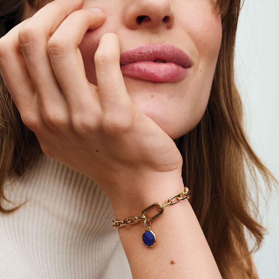 Mini Blue  Engravable Charm