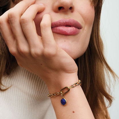 Mini Blue  Engravable Charm
