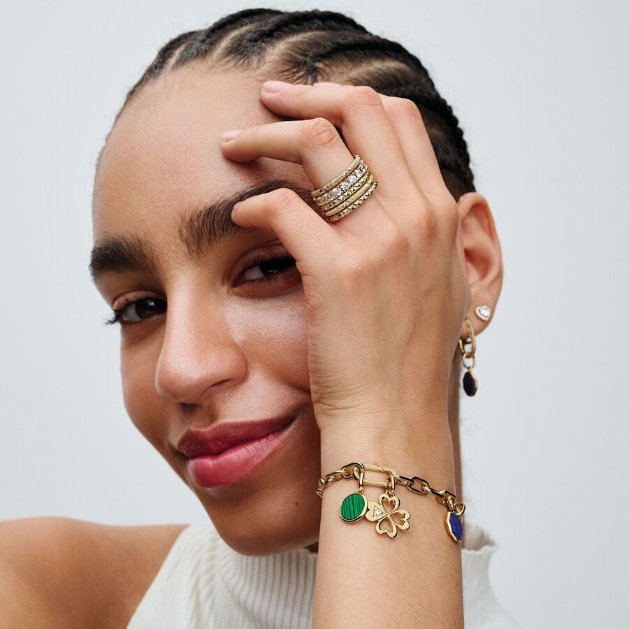 Positivity Gold-Plated Charm