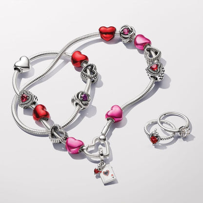 Heart Closure Snake Chain Necklace