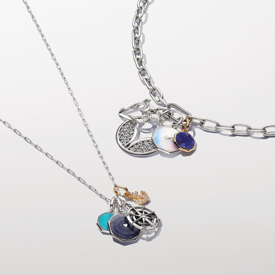 Mini Blue  Engravable Charm