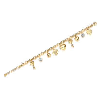 Radiant Geometric Bracelet with Moissanite