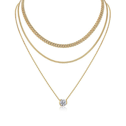 Refined Women's Moissanite Necklace for Office and Casual Wear