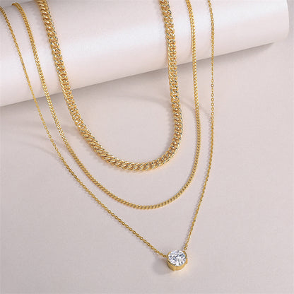 Refined Women's Moissanite Necklace for Office and Casual Wear