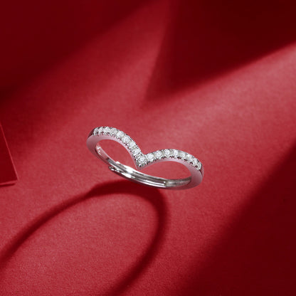 Regal Crown Ring with Geometric Design
